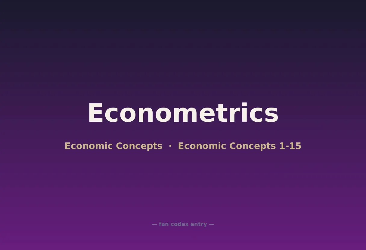 Econometrics